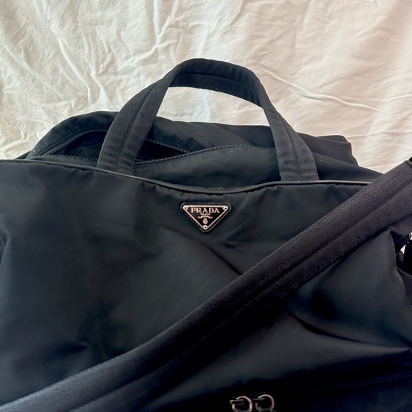 Black Prada Nylon Duffle Bag - Picture 2 of 7